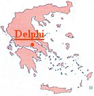 Delphi Greece Map