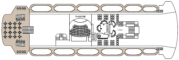 The Hera Deck on the Coral cruise ship