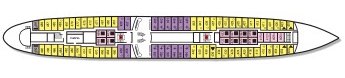 Plan of the Mediterranean Deck on the "Athena" cruise vessel; click for enlarged view