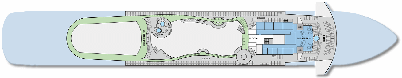 Deck: ‘Deck 11’ / Vessel: ‘Celestyal Discovery’ cruise ship